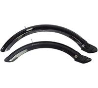 ZGHQHCDRH bicycle mudguard, Bike Barrier Kit, Bar Set Adjustable Portable Folding Mudguard for Mountain Bike, Durable, Wheel, V-Brake Fender Set for Bike(14 inch)