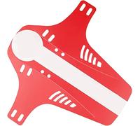 ZGHQHCDRH bicycle mudguard, Bike Front Back Mud Guard Fender Slim Fork Simple Mudguard Wings, 3 Colors Bike Fenders(Rood)