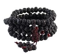 ZGHQHCDRH Bodhi Beads Bracelet, 108 Auspicious BodhiBeads Bracelet Necklace Prayer Buddha Beads for Yoga Meditation