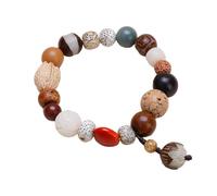 ZGHQHCDRH Bodhi bracelets， Eighteen Bodhi Seed Bracelet for Men And Women Yoga Meditation Beads Bracelet, Wrist Accessories,B