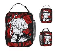 ZGHQHCDRH Boku No My H-Hero A-Academia Lunch Bag Retro Lunch Box for Women Outdoor Picnic Portable Zipper Cooler Bag Oxford Thermal Tote