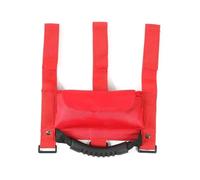 ZGHQHCDRH Car Grab Handle Car Roll Bar Grab Handle with Sunglasses Holder Storage Bag Armrest Pouch Accessories for Jeep Wrangler CJ TJ JK JL Door Handle Protector(Red)