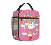ZGHQHCDRH Care Bears Rainbow Insulated Lunch Bags High Capacity Meal Container Cooler Bag Tote Lunch Box College Travel Men Women