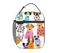 ZGHQHCDRH Cartoon Dog Handheld Insulation Lunch Bag for Boy/Girls Best Gifts 3D Cartoon Portable Lunch Box Bag Picnic Bag