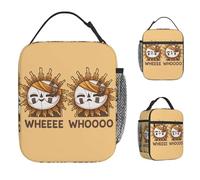 ZGHQHCDRH Clair Obscur Expedition 33 Lunch Bag Fun Lunch Box Office Portable Insulated Thermal Tote Handbags Adult Waterproof Cooler