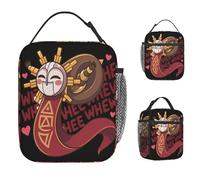 ZGHQHCDRH Clair Obscur Expedition 33 Lunch Bag Funny Lunch Box for Men Outdoor Picnic Portable Cooler Bag Waterproof Print Tote Food Bags