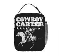ZGHQHCDRH Cowboy Carter Beyonce Album Insulated Lunch Bag Leakproof Lunch Container Thermal Bag Lunch Box Tote Beach Outdoor Food Handbags