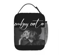 ZGHQHCDRH Cowboy Carter Beyonce New Album Product Insulated Lunch Bag Travel 2024 Tour Food Container Portable Thermal Cooler Lunch Boxes