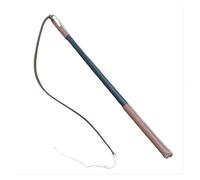 ZGHQHCDRH Cowhide whip dog training stick working dog hitting stick dog training artifact leather whip(Brown)