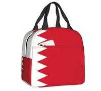 ZGHQHCDRH Custom Bahrain Flag Resuable Lunch Box for Women Multifunction Cooler Thermal Food Insulated Lunch Bag Office Work
