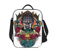 ZGHQHCDRH Custom Michael Myers Halloween Horror Movie Serial Killer Insulated Lunch Bags for Women Resuable Thermal Cooler Food Bento Box