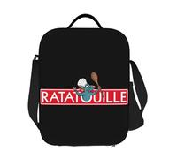 ZGHQHCDRH Custom Ratatouille Remy Cartoon Movie Insulated Lunch Bag for Women Cooler Thermal Lunch Box Beach Camping Travel