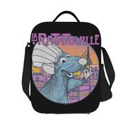 ZGHQHCDRH Custom Ratatouille Remy Cartoon Movie Insulated Lunch Bag for Women Thermal Cooler Bento Box Office Picnic Travel
