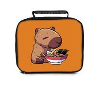 ZGHQHCDRH Cute Kapibala Handheld Lunch Bag for Boy/Girls Best Gifts 3D Cartoon Lunch Box Bag for Children Thermal Insulation Picnic Bag