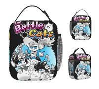 ZGHQHCDRH Dandadan Anime Cute Cat Turbo Granny Thermal Insulated Lunch Bags for Travel Reusable Food Bag Cooler Thermal Food Box