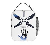 ZGHQHCDRH Death Stranding 2 Tomorrow is in Your Hands Insulated Lunch Bag for Men Women Food Container Portable Thermal Cooler Lunch Boxes