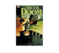 ZGHQHCDRH Doctor DoomModern Wall Art Poster Textured Canvas Print for Living Room A Striking Centerpiece for Your Home Office DecorUnframe-style08x12inch(20x30cm)