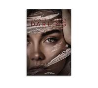 ZGHQHCDRH Don't Worry DarlingModern Wall Art Poster Textured Canvas Print for Living Room A Striking Centerpiece for Your Home Office DecorUnframe-style12x18inch(30x45cm)