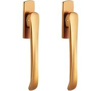 ZGHQHCDRH Door and Window Handle, 2 Window Handles, Mute Aluminum Alloy Rotate Swing Window Folding Door Easy to Install Custom Made