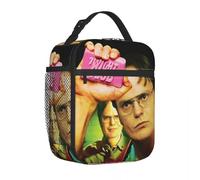 ZGHQHCDRH Dwight Schrute Club Insulated Lunch Bag The Office Funny Meme Food Container Portable Cooler Thermal Lunch Boxes for Work