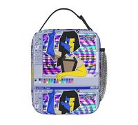 ZGHQHCDRH ENA Dream BBQ Game Over Mspaint Insulated Lunch Bag Large Reusable Cooler Bag Lunch Box Tote Beach Picnic Food Storage Bags