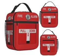 ZGHQHCDRH Fire Alarm Pull Station Insulated Lunch Bag for Women Picnic Storage Food Boxes Portable Container Cooler Thermal Lunch Box Tote