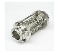 ZGHQHCDRH Fit Pipe OD 51mm Tri Clamp 2" SUS304 Stainless Steel Flow Sight Glass Dipoter With Cover For Homebrew