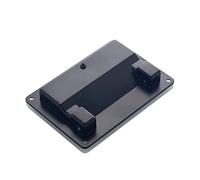 ZGHQHCDRH Flush Ring Pull， 1 PCS 11.1cm X6.9cm / 9.5cm X 6cm Metal Rectangle Shaped Recessed Folding Pull Handle Grip(Big,Noir)