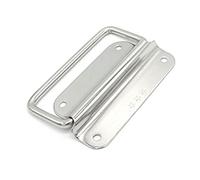 ZGHQHCDRH Flush Ring Pull， Stainless Steel Toolbox Handle Folding Suitcases Pull Lock up Equipment Distribution Case Knobs Drawer Furniture Hardware(S)