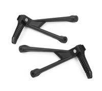 ZGHQHCDRH Foot Pegs Folding Foot Pegs Motorcycle Black Chrome Rear Foot Pegs Pedal Fit For Bmw S1000rr 2019 2020 2021 2022 M1000rr 2020-2022(2019-2022 Black)