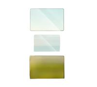 ZGHQHCDRH For Te&sla Model Y For Juniper 2025 For Launch 3 Land 2024 Glass Screen Protecor Full Covered Soft Black Frame Interiors Protections Films