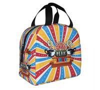 ZGHQHCDRH Friends Central Park Insulated Lunch Bags Cooler Bag Reusable Leakproof Tote Lunch Box Food Storage Bags Work Travel
