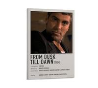 ZGHQHCDRH From Dusk Till DawnModern Wall Art Poster Textured Canvas Print for Living Room A Striking Centerpiece for Your Home Office DecorFrame-style12x18inch(30x45cm)