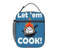 ZGHQHCDRH Fun Volleyball Design - Let Em Cook! One Lunchbag