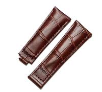 ZGHQHCDRH Genuine Leather Strap For Water Ghost Daytona Yacht Logtype Green Leather Bracelet 20mm Butterfly Buckle Watch Band