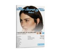 ZGHQHCDRH Gracie Abrams The Secret Of UsModern Wall Art Poster Textured Canvas Print for Living Room A Striking Centerpiece for Your Home Office DecorFrame-style20x30inch(50x75cm)