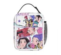 ZGHQHCDRH Group Girl Team Demon Hunters Insulated Lunch Bags Thermal Bag Reusable Large Lunch Box Tote Food Bag College Travel