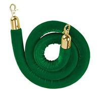 ZGHQHCDRH Guardrail rope, Queue Barrier Rope for VIP Entry, Hospital/Bank Hanging Stanchion Rope/Crowd Control Rope Barrier,(Green,1.5M/59Inch/5Ft)