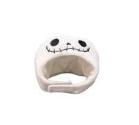 ZGHQHCDRH Halloween Pet Hat, Grinch Style, Pumpkin Skull, Horned Three-Eyed Monster Decorative Hat, Popular Pet Cosplay Headwear, Fits Dogs & Cats