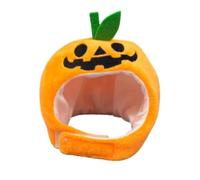 ZGHQHCDRH Halloween Pet Hat, Grinch Style, Pumpkin Skull, Horned Three-Eyed Monster Decorative Hat, Popular Pet Cosplay Headwear, Fits Dogs & Cats