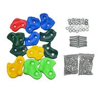 ZGHQHCDRH Hand Feet Holds Indoor Outdoor Backyard Sport Toys Assorted Playground Plastic For Frame Bracket(Colorful 10pcs With Screw)