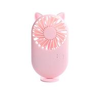 ZGHQHCDRH handheld fan, Mini Portable Pocket Fan Cool Air Hand Held Travel Cooler Cooling Mini Fans Power By USB Charging Office Outdoor Home Mini Fan(Pink)