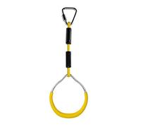 ZGHQHCDRH Heavy Duty Trapeze Bar Pull Up Gym Rings For Child Colorful Backyard Outdoor Gymnastic Ring Ninja Obstacle Course Kit(Unique Colour)
