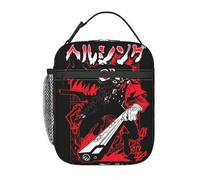 ZGHQHCDRH Hellsing Alucard Insulated Lunch Bags Thermal Bag Lunch Container Anime Vampire Portable Lunch Box Tote Bento Pouch Office