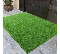 ZGHQHCDRH High Density Artificial Grass Rug for Indoor Outdoor Use Non Slip Natural Looking Fake Faux Turf Mat for Garden Lawn Patio Pet Friendly 0.7cm Thick 60x90cm (24x35in)