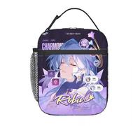 ZGHQHCDRH Honkai: Star Rail Product Insulated Lunch Bags for Picnic Anime Cartoon Food Container Reusable Cooler Thermal Bento Box