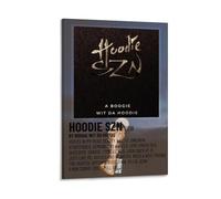ZGHQHCDRH Hoodie Szn A Boogie Wit Da Hoodie AlbumModern Wall Art Poster Textured Canvas Print for Living Room A Striking Centerpiece for Your Home Office DecorFrame-style12x18inch(30x45cm)