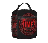 ZGHQHCDRH IMF Mission Impossible Movie Insulated Lunch Bag Storage Food Box Portable Thermal Cooler Lunch Boxes for Travel