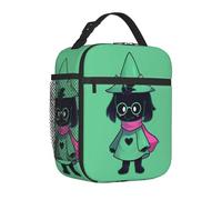 ZGHQHCDRH Insulated Lunch Tote Bag Deltarune Ralsei Accessories Storage Food Box Unique Design Cooler Thermal Bento Box for School