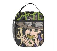 ZGHQHCDRH J-Jojos Bizarre Adventure Japan Anime Insulated Lunch Bag for Work Food Storage Bag Reusable Cooler Thermal Lunch Boxes